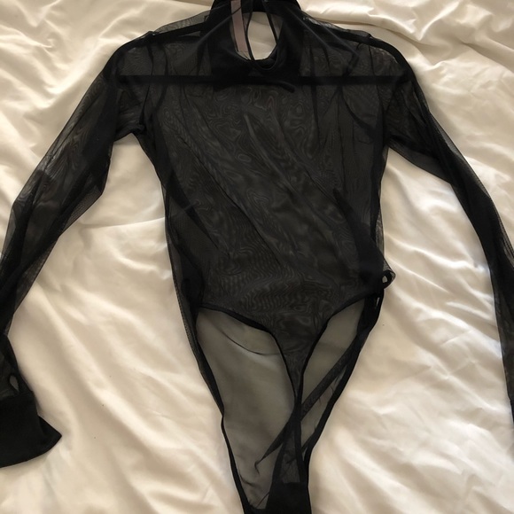 **SOLD**Collard bodysuit - Picture 3 of 5